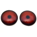 Dark Red Loon Bird Glass Eye for Bird sculpture