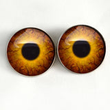 Sew on Buttons Round Dinosaur Glass Eyes
