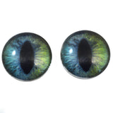 20mm Animated Cheshire Cat Color Changing Glass Eyes