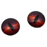 Striking Red Galaxy Dragon Glass eyes