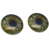 Viking Ravens Celtic Sage Green Glass Eyes