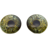 Viking Ravens Celtic Sage Green Glass Eyes