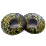 Viking Ravens Celtic Sage Green Glass Eyes