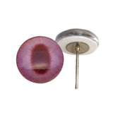 Albino Rabbit Glass Eyes on Wire Pin Posts