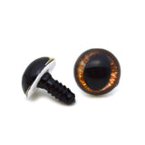 16mm Amber Cat Plastic Safety Eyes