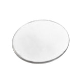 back of oval glass eye