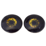 Black and Yellow Zombie Monster Glass Eyes