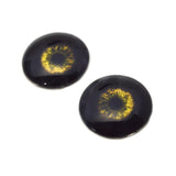 Black and Yellow Zombie Monster Glass Eyes