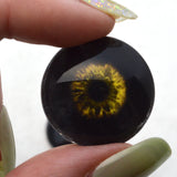 Black and Yellow Zombie Monster Glass Eyes