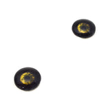 Black and Yellow Zombie Monster Glass Eyes
