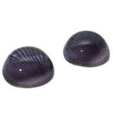 High Domed Black Bee Bug Insect Glass Eyes
