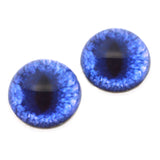 High Domed Blue Fox Glass Eyes