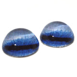 High Domed Realistic Blue Goat Glass Eyes