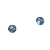 6mm Blue Moon Glass Cabochons