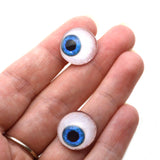 Blue Side Glance Human Glass Eyes