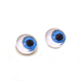 Blue Side Glance Human Glass Eyes