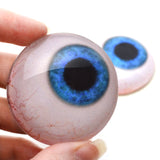 Blue Side Glance Human Glass Eyes