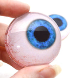 Blue Side Glance Human Glass Eyes