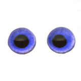 High Domed Blue Violet Zombie Glass Eyes