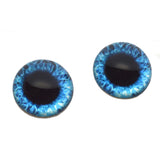 High Domed Bright Blue Human Glass Eyes