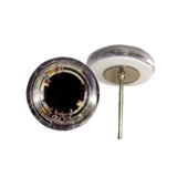 Brown Cyberpunk Eyes on Wire Pin Posts