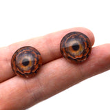 Brown PNW Pinecone Glass Eyes