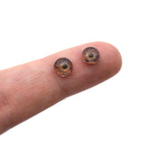 Brown PNW Pinecone Glass Eyes