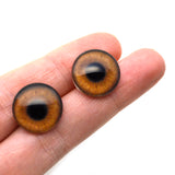 Brown Sasquatch Glass Eyes