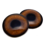 Brown Sasquatch Glass Eyes