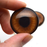 Brown Sasquatch Glass Eyes