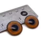 Brown Sasquatch Glass Eyes
