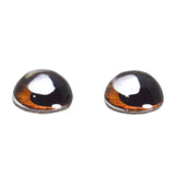 High Domed Brown Anime Glass Eyes