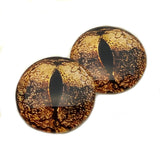 Copper Bullfrog Glass Eyes