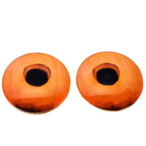 Carved Pumpkin Halloween Glass Eyes