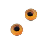 Carved Pumpkin Halloween Glass Eyes