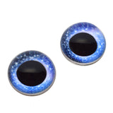 High Domed Celestial Blue Doll Glass Eyes