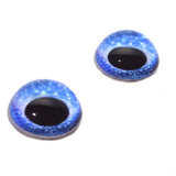 High Domed Celestial Blue Doll Glass Eyes