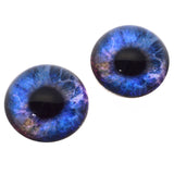 High Domed Colorful Galaxy Glass Eyes
