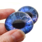 High Domed Colorful Galaxy Glass Eyes