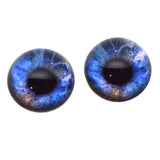 High Domed Colorful Galaxy Glass Eyes