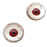 High Domed Crazy Red Mars Martian Glass Eyes