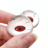 High Domed Crazy Red Mars Martian Glass Eyes