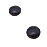 Dark Black Barn Owl Bird Glass Eyes