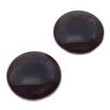 dark brown realistic dog taxidermy glass eyes