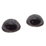 High Domed Dark Gray Realistic Cat Glass Eyes
