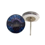 Dark Raven Viking Purple & Blue on Pin Post