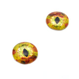 Fall Leaves Dragon Glass Eyes