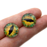 Transfixing Earth Dragon Glass Eyes