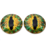 Transfixing Earth Dragon Glass Eyes