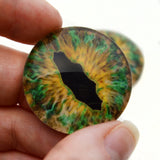 Transfixing Earth Dragon Glass Eyes
